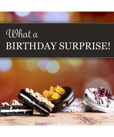 Barnetts Chocolate Cookies Birthday Gift Basket - Gourmet Happy Birthdays Cake Box for Men & Women | Unique Flavors for Husband, Wife, Mom, Dad, Boyfriend, Girlfriend - Buy Online on SooperMarket.com