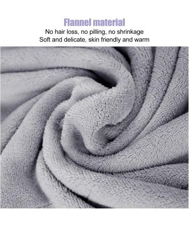Kuuleeyn USB Heated Electric Shoulder Blanket & Warm Scarf - Lightweight Coral Fleece for Winter - Light Gray - Buy Online on SooperMarket.com
