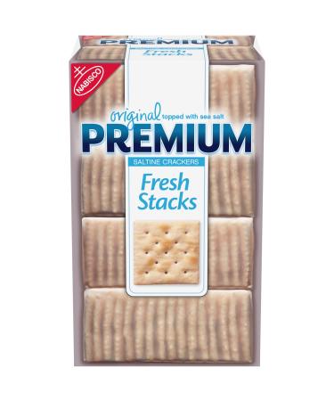 Premium Original Fresh Stacks Saltine Crackers, 13.6 oz