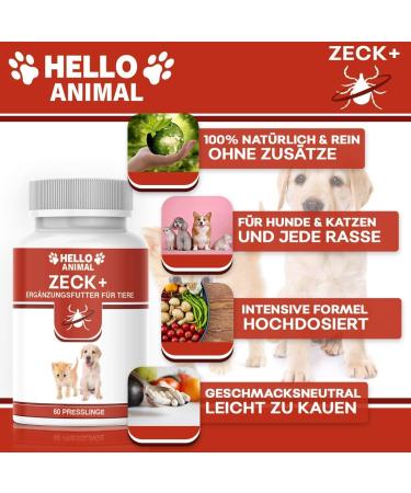 Helloanimal Anti-Tick Treatment for Dogs & Cats | Natural Immediate Protection - Buy Online on SooperMarket.com