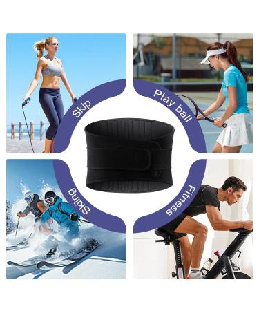 Lumbar Support Belt - Adjustable Lower Back Support Lumbar Wrap | Comfortable Waist Supports Lumbar Supports for Motorcycle Travel Sports Fitness Skiing Black XL - Buy Online on SooperMarket.com
