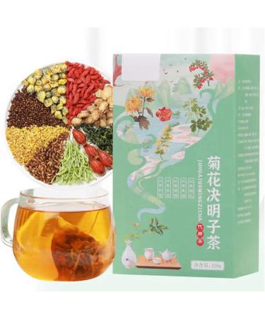 120G 20 Counts Chrysanthemum Cassia Seed Tea Pure Natural Combination Floral Tea Health Tea Individual Triangular Tea Bags Organic Detox Herbal Tea Nature Tea Bags for Home - Buy Online on SooperMarket.com