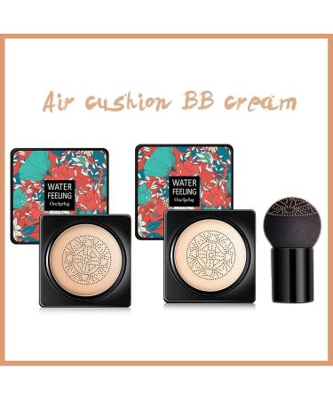 Ulapithi Mushroom Head Air Cushion Foundation | Moisturizing BB Cream & Concealer for All Skin Types | Lightweight & Durable Makeup - Buy Online on SooperMarket.com