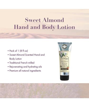 A LA MAISON Sweet Almond Lotion for Dry Skin - Natural Hand and Body Lotion 8 oz Bottle - Moisturizing Formula for Soft Skin - Buy Online on SooperMarket.com