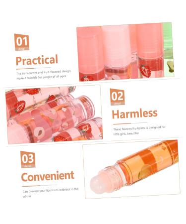 Buy 8pcs Fruit-Flavored Organic Lip Balm & Lip Oil Set | Moisturizing Lip Gloss - International Shipping Available - Buy Online on SooperMarket.com