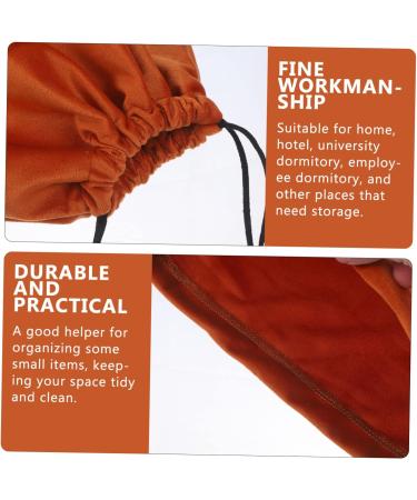 Baluue Hair Dryer Storage Bag Drawstring Hair Dryer Bag Hair Dryer Sack Hair Dryer Travel Bag Pvc 32x28x0.6cm Coffee - Buy Online on SooperMarket.com