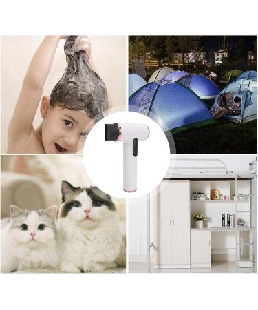 Hair Dryer Portable Cordless Hair Dryer 3 Gears Adjustable Wind Speed and Temperature High Speed Low Noise Mini Blow Dryer USB 2000mAh Rechargeable Hairdryer for Home Travel - Buy Online on SooperMarket.com