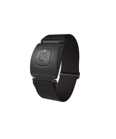Scosche Rhythm Heart Rate Monitor Armband with Dual Band Radio ANT+ and Bluetooth Smart 2nd Generation Black