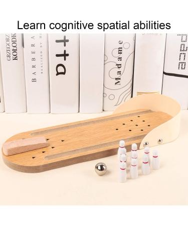 Germer Mini Bowling Game - Stress-Relief, Beautifully Designed Mini Bowling Set for 3+ Years ((Mini Bowling)) - Buy Online on SooperMarket.com