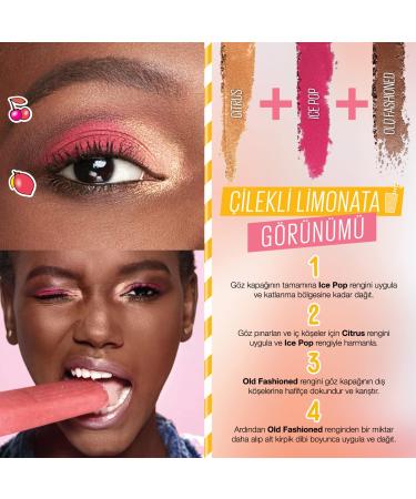 Maybelline New York Lemonade Bar Eyeshadow Palette No. 01 Lemonade Craze - 12g | International Shipping Available - Buy Online on SooperMarket.com