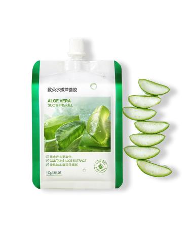 Aloe Vera Gel Moisturising Cream for Face Body Pimples Dry Skin After Sun Sunburn Hair Gel After Sun