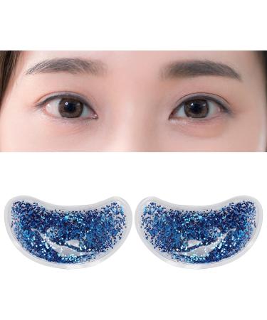 Reusable Gel Eye Mask - Hot Cold Therapy for Tired Eyes & Dark Circles (Blue) - Buy Online on SooperMarket.com