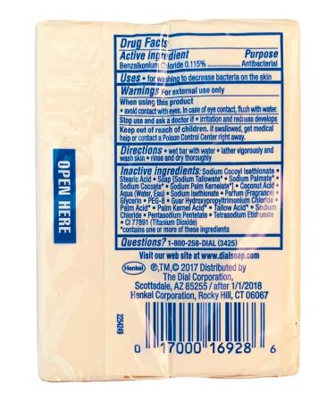 Dial Complete Coconut Milk Beauty Bar Soap - Moisturizing & Antibacterial - 6 Bars Total - Buy Online on SooperMarket.com