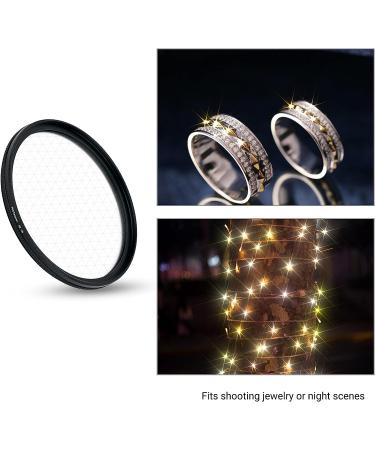 PROfezzion 67mm Star Filter Kit - 3 Pieces (4, 6, 8 Points) for Canon/Sony Camera Lens - Adjustable Starburst & Cross Star Effect Filter Set - Buy Online on SooperMarket.com