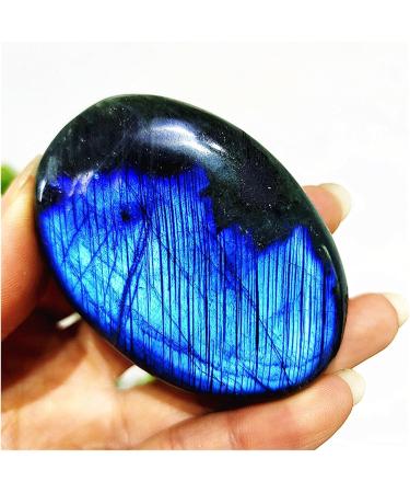 Natural Crystal Rough Natural Labradorite Stone Crystal Palm Stones Plaything Crystals and Home Decoration 1PC Home Collections (Color : 150-160g) - Buy Online on SooperMarket.com