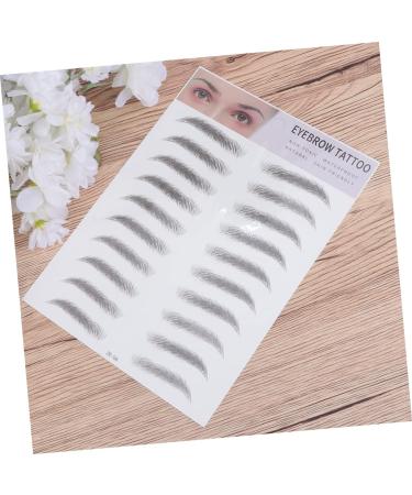 Beavorty 6 pcs 3d eyebrow stickers 4d hair- like eyebrows eyebrow tattoo stickers Woman Man Makeup Tool - Buy Online on SooperMarket.com