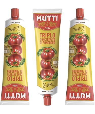 Tomato Puree Bundle with Mutti Triple Concentrated Tomato Puree 200g x3 (Pack of 3) - Buy Online on SooperMarket.com