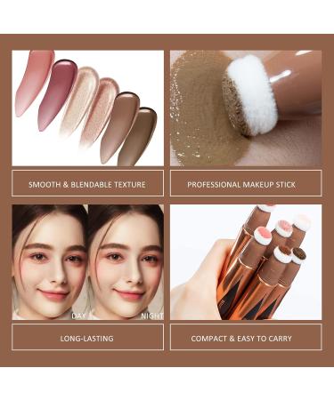 Buy Prreal Liquid Contour Beauty Wand 06 | Long-Lasting Waterproof Concealer Cream & Makeup Stick - Natural Matte Finish & Easy Application - Dark Brown (1 Pack) - Buy Online on SooperMarket.com