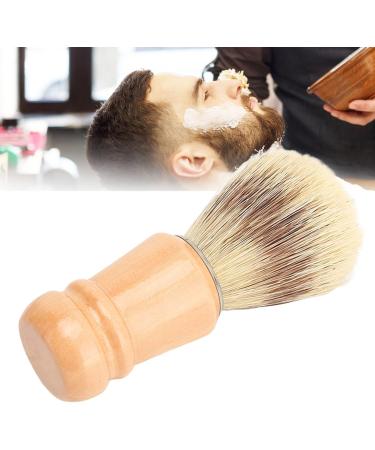 Premium Shaving Brush with Wooden Handle - Soft Hair for Men | Beard & Razor Brush for Home Salon - Buy Online on SooperMarket.com