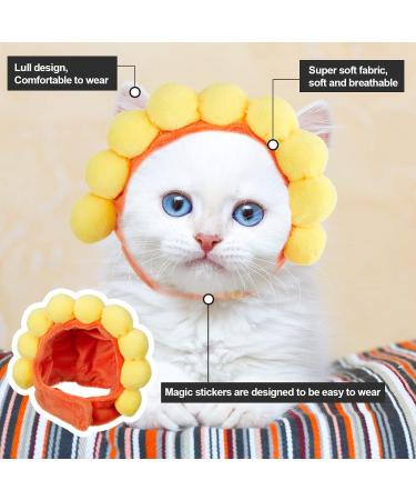 Weewooday 5 Pieces Cat Hat Cat Costume Bunny Hat with Ears Funny Banana Pineapple Cat Hat for Cats and Small Dogs Kitten Puppy Party Costume Accessory Headwear(Cute Style) - Buy Online on SooperMarket.com
