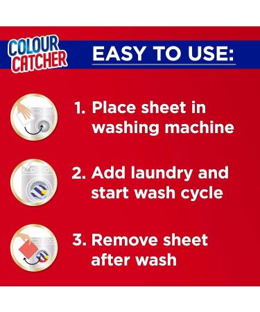 Colour Catcher Premium 2in1 Protect & Revive Laundry Sheets Prevents Colour Run Accidents and Revives Colours - 20 Sheets Unscented 1 count (Pack of 20) - Buy Online on SooperMarket.com