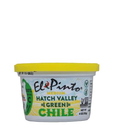 El Pinto Medium Roasted Green Chile Chopped (4 Ounce, 6 Pack)