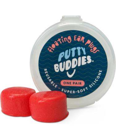 PUTTY BUDDIES Floating Earplugs 10-Pack - Soft Silicone Ear Plugs for Swimming & Bathing - Premium Swimming Earplugs by Physician - Doctor Recommended - Assorted Colors - Buy Online on SooperMarket.com