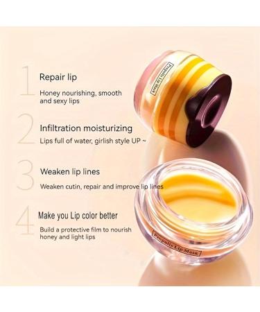 Buy Honey Pot Propolis Lip Balm - Hydrating Moisturizing Lip Mask for Nourished Lips | Anti-Wrinkle Overnight Repair Care for Men & Women - Buy Online on SooperMarket.com