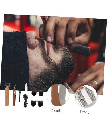Angoily 1 Set T-Type Electric Pusher Oil Head Wooden Electric Clippers - Buy Online on SooperMarket.com