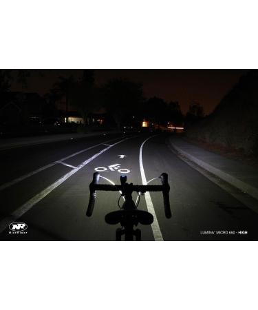 NiteRider Lumina Micro 650 Front & Sabre 110 Rear Bike Light Combo Pack - Black (7711) - Buy Online on SooperMarket.com