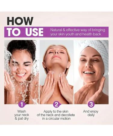 Collagen Face & Neck Tightening Cream | Neck Firming & Lifting Anti Wrinkle Moisturizer | Reduce Double Chin & Sagging Skin - Buy Online on SooperMarket.com