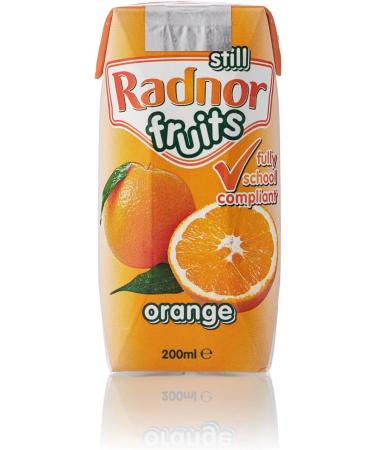 Radnor Fruits Orange Juice Cartons 200ml (48)