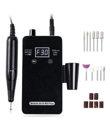 Professional Nail Drill Machine, SONGMIN 30000 RPM Rechargeable Nail Drills for Acrylic Nails,Portable Electric Efile Nail Drill for Acrylic Gel Nails, Manicure/Pedicure,Cuticle- Salon or Home Use