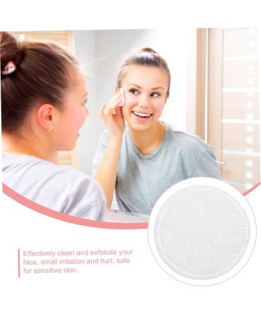 Gogogmee 1 Round Cotton Pad Face Dry Cloth Exfoliating Cotton Rounds for Face Cotton Facial Discs Face Cleansing Pads Face Wipes Pad Disposable Pure Cotton Cleaning Cotton White - Buy Online on SooperMarket.com