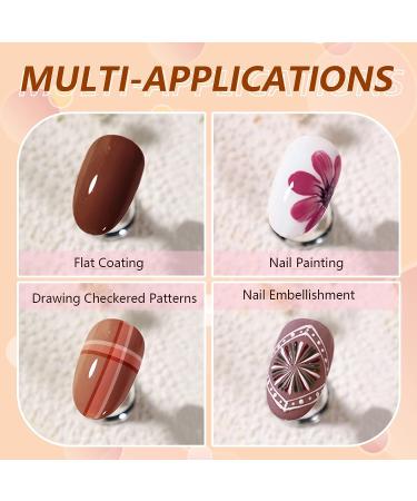 Saviland 16 Colors Cream Gel Nail Polish Set - Nude Solid Glitter Palette for Manicure, Soak Off UV LED Kit for Salon and Home DIY - Buy Online on SooperMarket.com