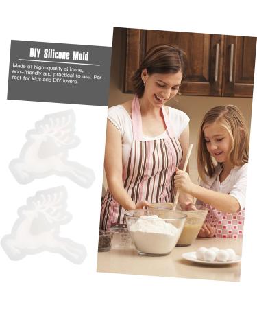 Ciieeo 1pc Christmas Stencils Silicone Molds Silicone Mold for DIY Candy Silicone Mold Chocolate Cake Mold - Buy Online on SooperMarket.com