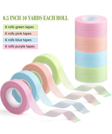 Knadgbft 24 Piece Rolls Eyelash Tape Eyelash Grafting Tape Makeup Lash Tape For Eyelash Extension - Buy Online on SooperMarket.com