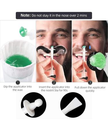 Nasal Hair Wax Set | Pain-Free Nose Wax for Men & Women | Safe Applicator | 50g Nose Hair Removal Kit - Buy Online on SooperMarket.com
