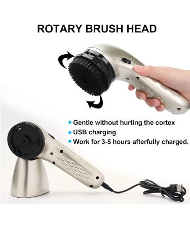 Electric Shoe Polisher Portable Leather Care Kit Electric Shoe Shine Kit Leather Shoe Shine Kit for Shoe Clean and Polish Rechargeable Shoe Cleaning Leather Care(Champagne) - Buy Online on SooperMarket.com