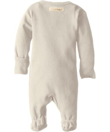 L'Ovedbaby Girls' Organic Snap Footie 6-9 Months - Buttercream - Buy Online on SooperMarket.com