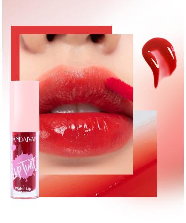 Easilydays 6 Colors Water Lip Tint Stain  2 In 1 Lip & Cheek Tint Moisturizing Mini Liquid Lipstick  Matte Velvet Water Tint Lip Gloss  Blusher Water Tint Makeup  Long-lasting Waterproof Non-Sticky Lip Glaze (05)