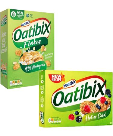 Wholegrain Oats Breakfst Cereal Bundle - with Weetabix Oatibix 24 Biscuit Cereal and Oatibix Flakes Original 550g - Buy Online on SooperMarket.com