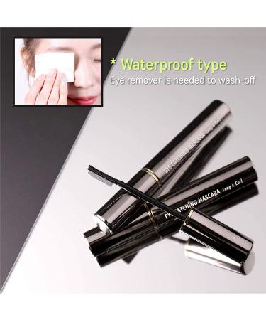 Korean Makeup Comb Mascara - Carbon Black for Dramatic Volume and Length | Waterproof, Nourishing Formula with Panthenol | Root-to-Tip Brush for Natural Eyelash Makeup - Buy Online on SooperMarket.com