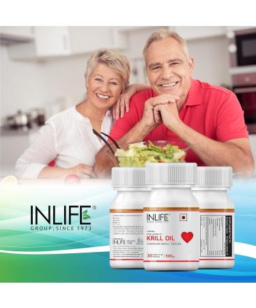 IN.LIFE Krill Oil (Superba Phospholipid Omega 3 with Astaxanthin 500 mg - 30 Capsules (Pack of 1) - Buy Online on SooperMarket.com