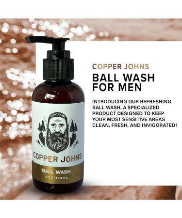 Ball Wash for Men | Refresh & Hydrate Your Body | Cedarwood Tea Tree & Lemon - 4oz - Buy Online on SooperMarket.com
