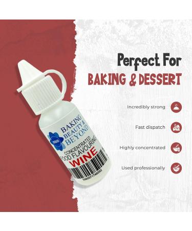 Baking Beauty and Beyond Concentrated Food Flavouring Oil - Dozen of Professional Quality Food Grade Flavouring Oil for Candy Making Baking Cooking Lip Balm and Lip Gloss - Wine (50ml) - Buy Online on SooperMarket.com