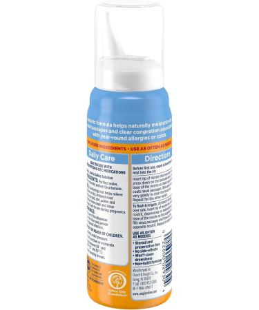 Simply Saline Nasal Mist 3 oz - Pack of 4 | Sinus Relief Spray - Buy Online on SooperMarket.com