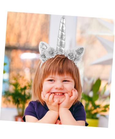 GALPADA Headwear Accessory Birthday Party Supplies Headband for Unicorn Birthday Decorations for Fancy Dress Decor Girl Headband Horns Headband Christmas Headband Unicorn Horn - Buy Online on SooperMarket.com