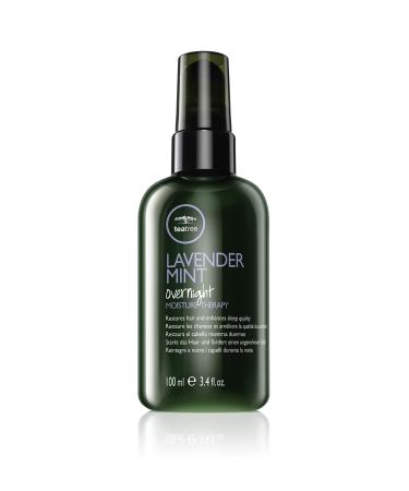 Tea Tree Lavender Mint Overnight Moisture Therapy, Leave-In Treatment, Restores Hair + Enhances Sleep Quality, For Coarse, Curly + Dry Hair, 3.4 fl. oz.