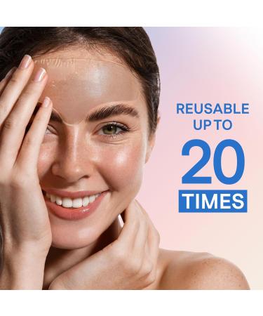 Silicone Forehead Wrinkle Patches - Reusable Anti-Wrinkle Overnight Treatment - 3 PCS for Smooth Skin - Buy Online on SooperMarket.com